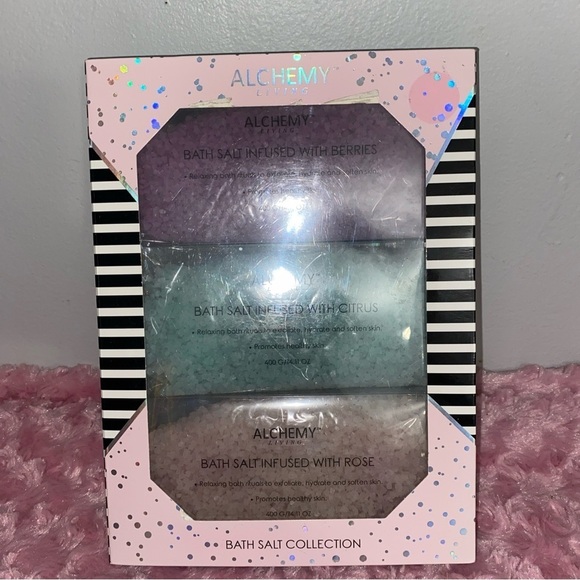 Alchemy Living Bath Salt Collection Bath Salt Infused With Citrus, Rose, Berries - Picture 1 of 4